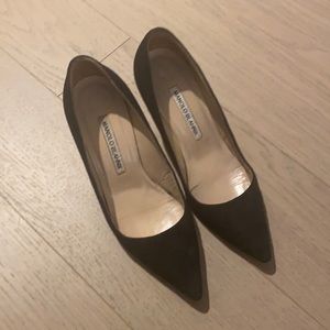 Manolo Blahnik BB Suede 70mm Pumps